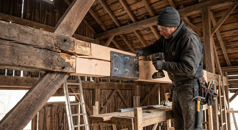 Barn Beam Repair Service