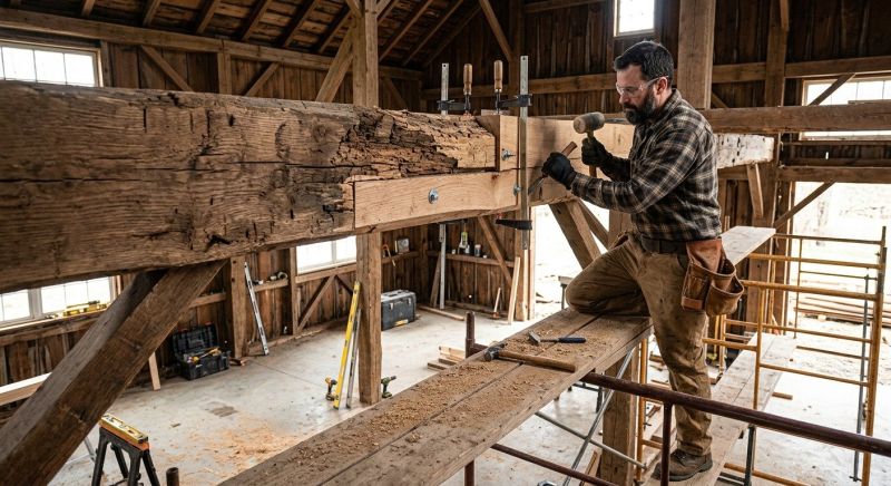 Barn Beam Repair Service